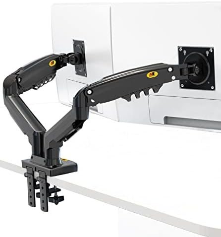 NB North Bayou Dual Monitor Desk Mount Stand Full Motion Swivel Computer Monitor